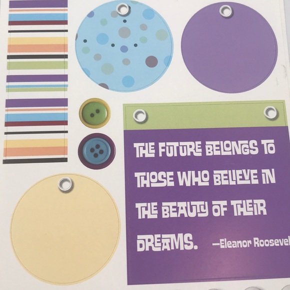 Scrapbook Rainbow Sticker Set - Picture 2 of 3